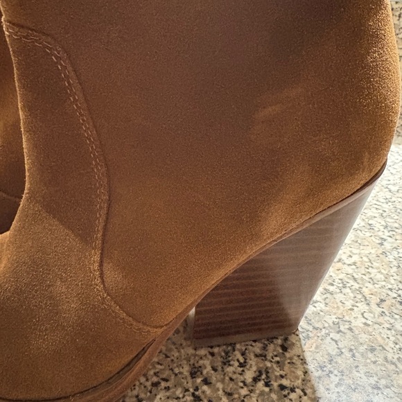 Nine West Suede Western block bootie heel - Picture 7 of 8